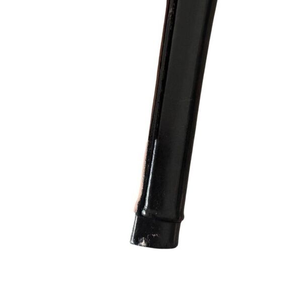 COACH Raven Stiletto Heels Black D’Orsay Calf Leather Brass Buckle Size 10 - Picture 8 of 8